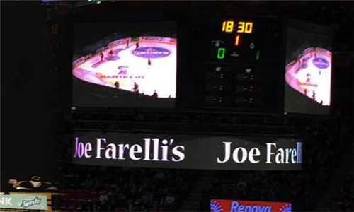 瑞典室內P8固定安裝圓形led顯示屏項目