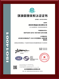 ISO14001環境管理體系認證